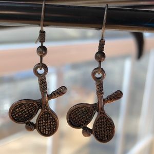 TENNIS DANGLE EARRINGS